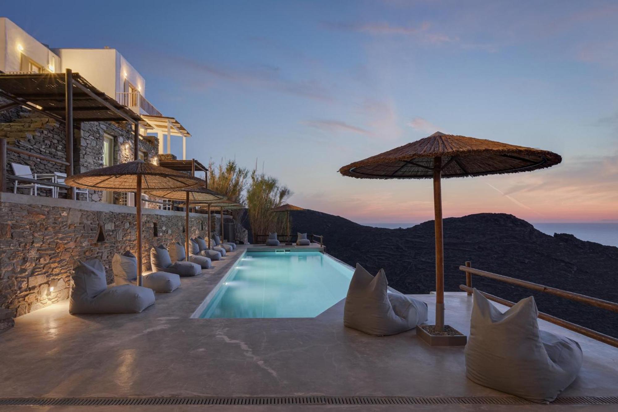 Kastella Sunset Villa Three Kythnos Exterior foto