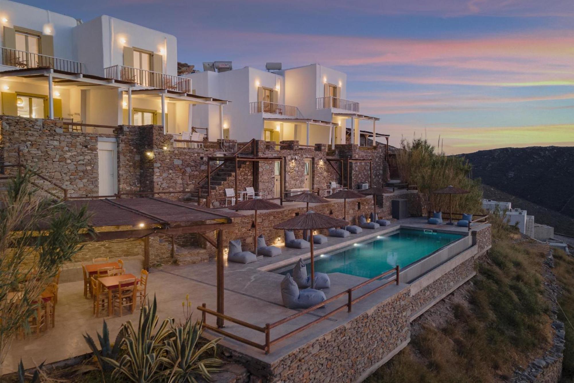 Kastella Sunset Villa Three Kythnos Exterior foto