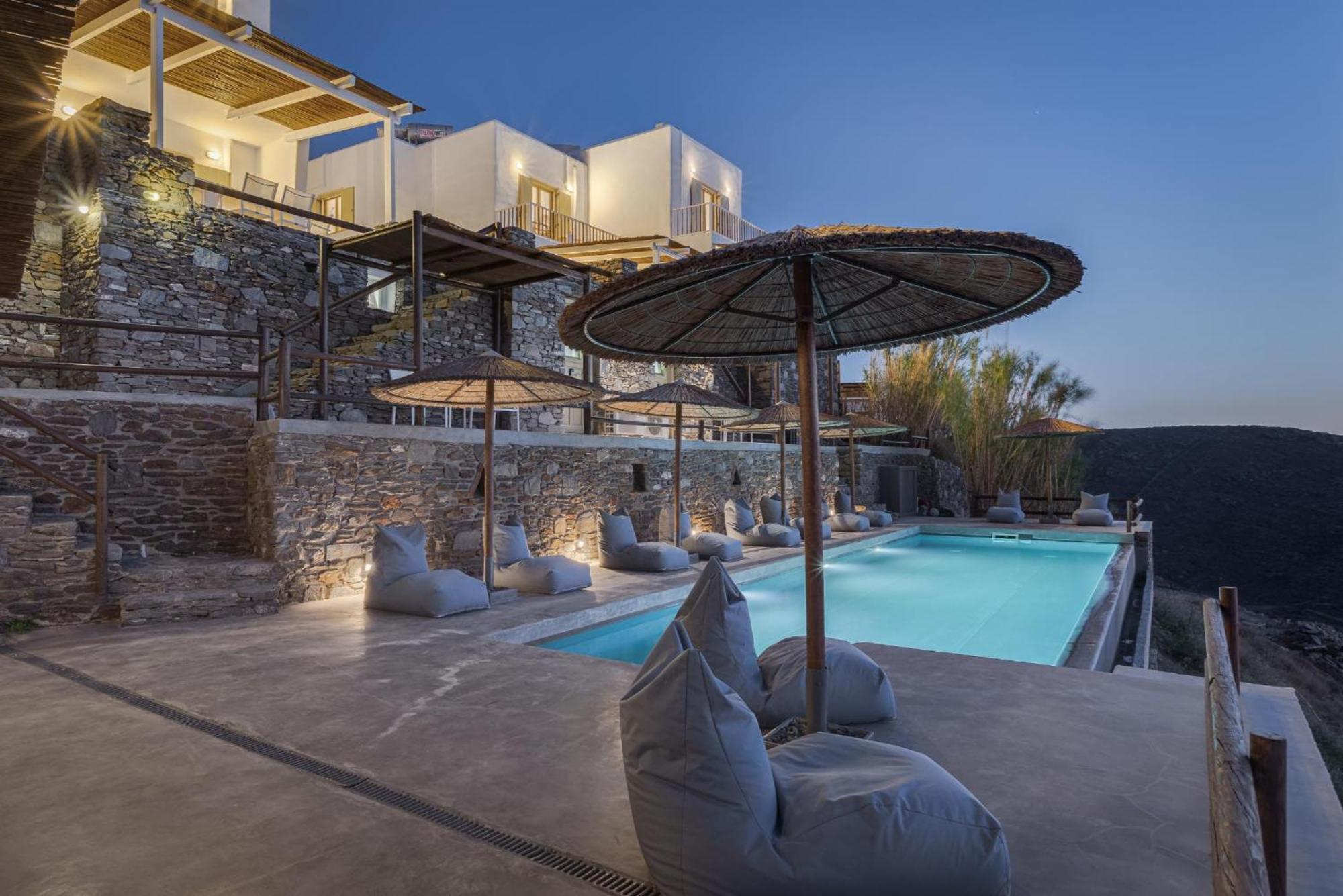 Kastella Sunset Villa Three Kythnos Exterior foto